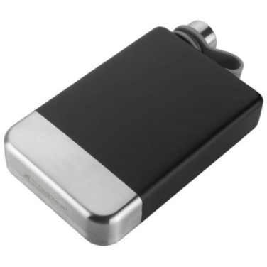 Logotrade promotional merchandise image of: Hip flask set TAHAT Schwarzwolf